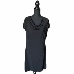 🎀Michaels Collection Lori Made In Canada Black Medium Short Sleeves Dress